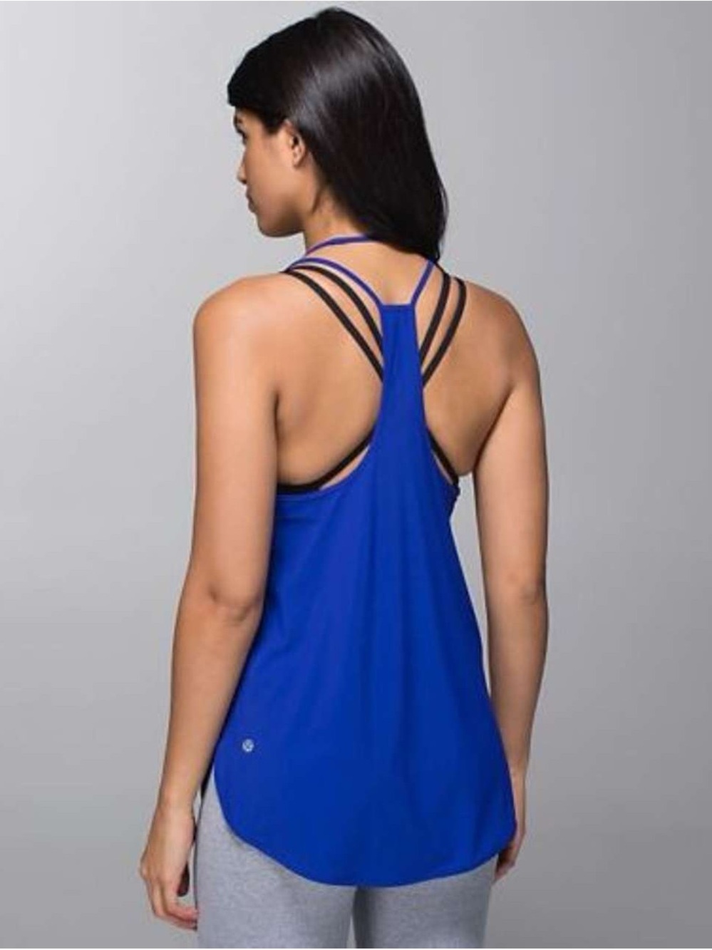 Lululemon blue Coastal Tank size L